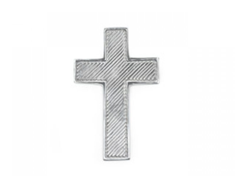 CRUZ RAYAS DIAGONAL CHICA CRUZ DE PEWTER